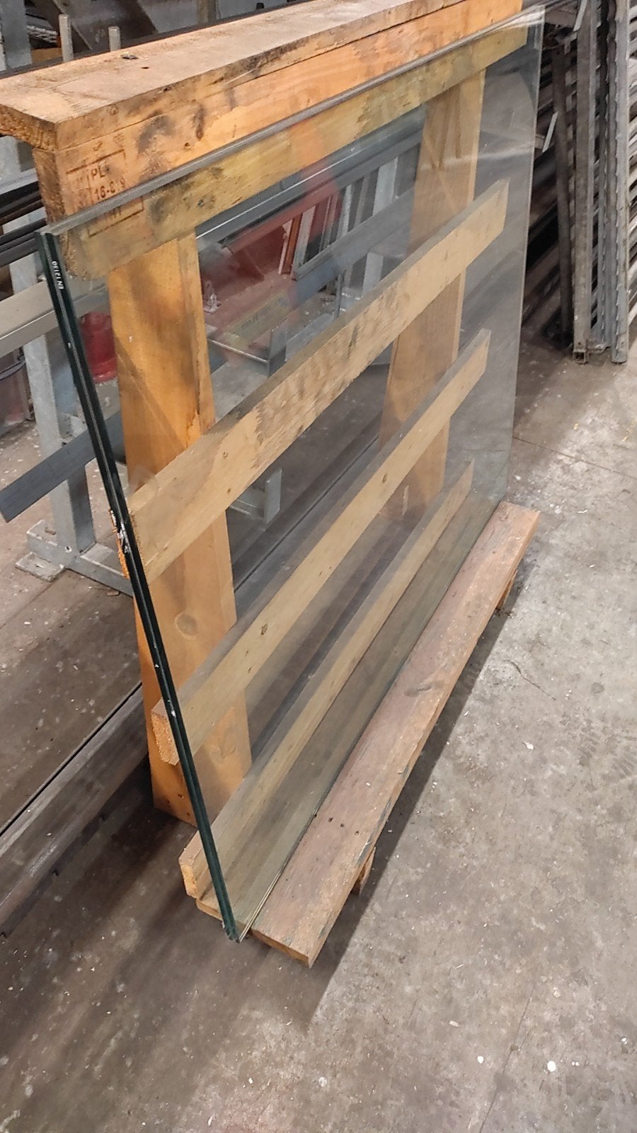 Gelaagd en gehard veiligheidsglas ( nieuw ), Gebruikt, 80 tot 120 cm, 120 tot 160 cm, Ophalen of Verzenden