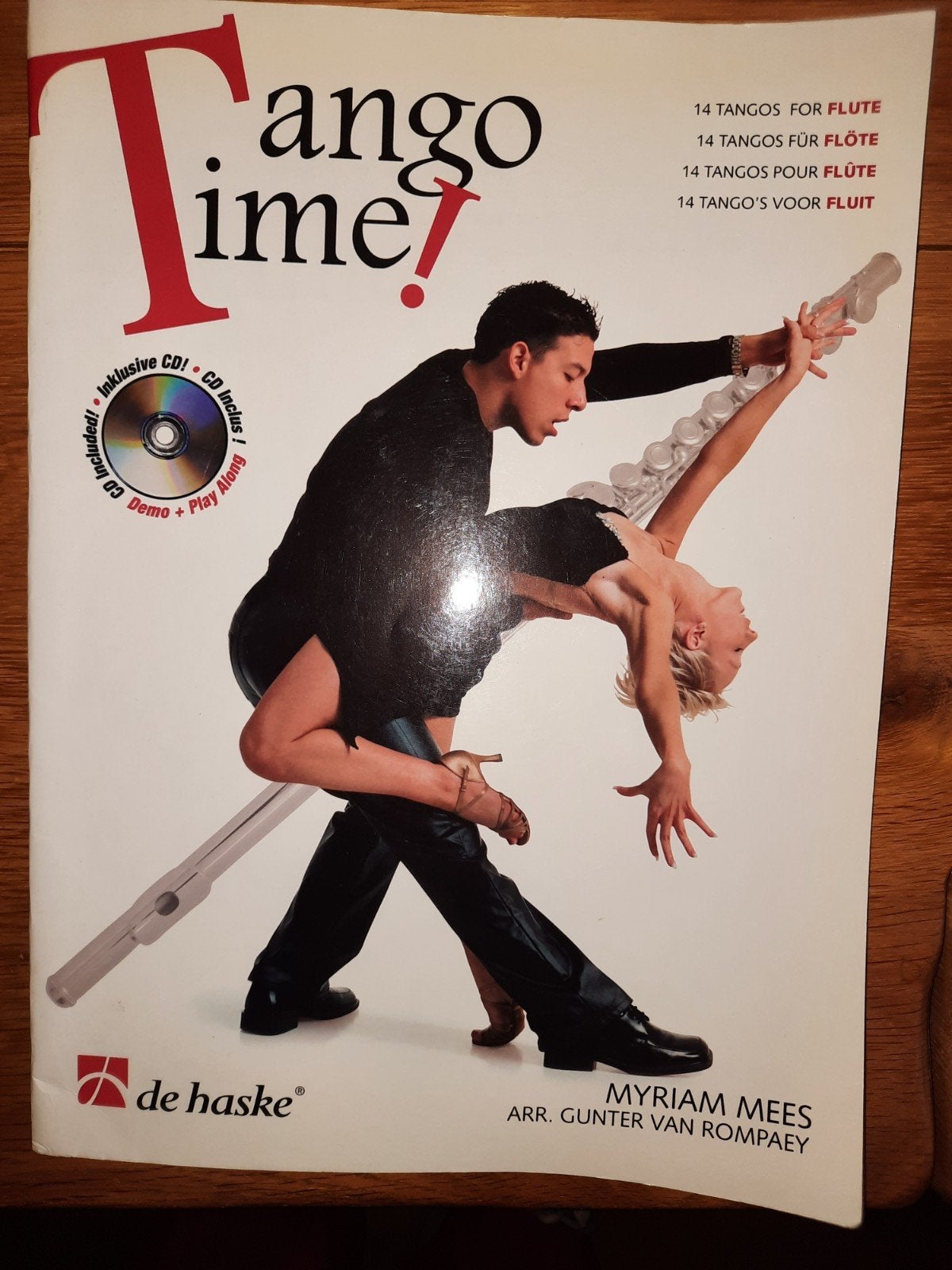 dwarsfluit: Tango Time! (Fluit) + cd, Gebruikt, Overige genres, Dwarsfluit of Piccolo, Ophalen of Verzenden