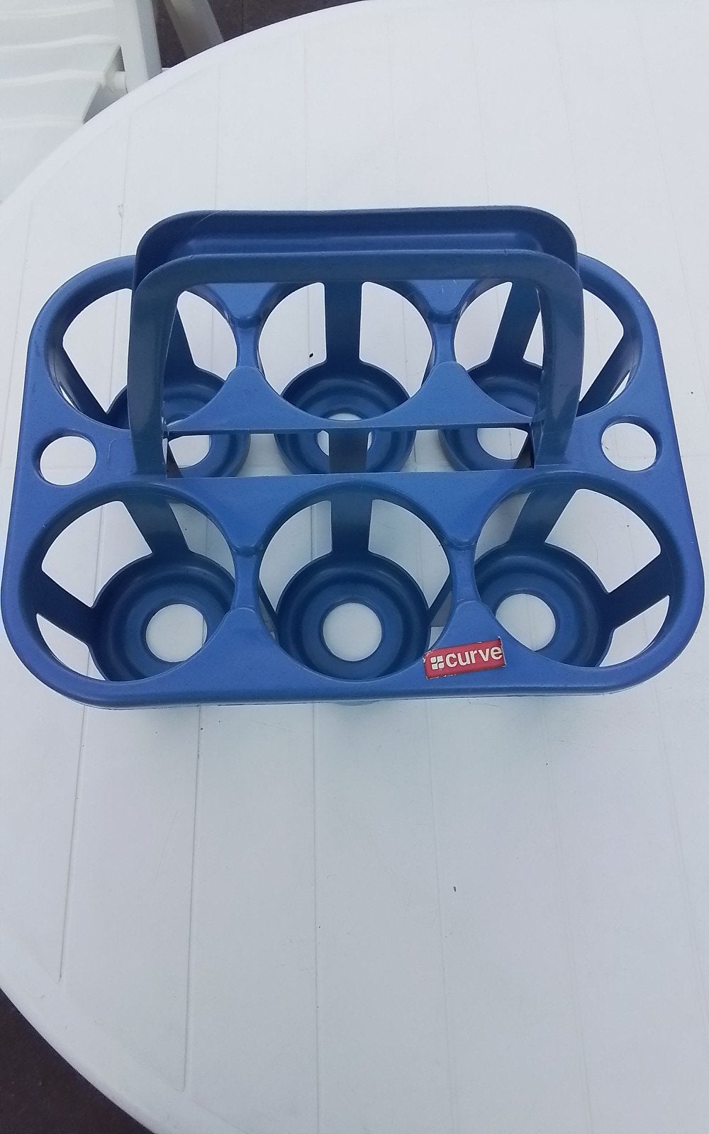 💐CURVER FLESSENDRAGER - FLESSENREK BLAUW, Ophalen of Verzenden, Overige typen