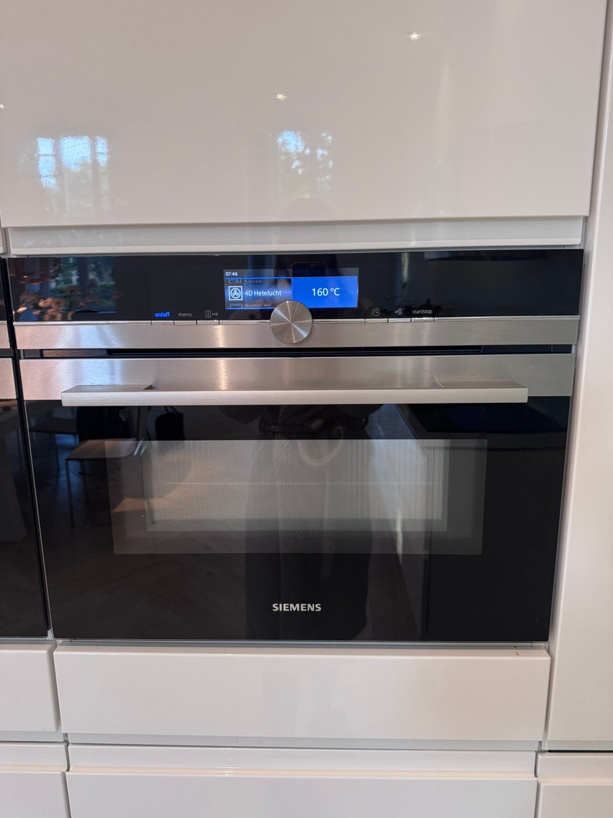 Siemens iQ700 CM638GRS1 combi-oven – goede staat, Witgoed en Apparatuur, Ovens, Ophalen, 45 tot 50 cm, 60 cm of meer, Siemens