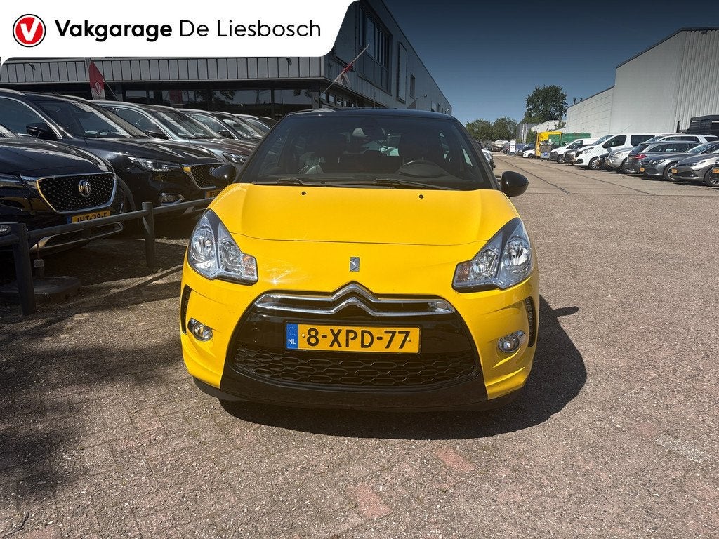 Citroen DS3 1.2 VTi So Chic/leer/navi/stoel verwarming/clima, Voorwielaandrijving, Euro 5, Gebruikt, 1199 cc