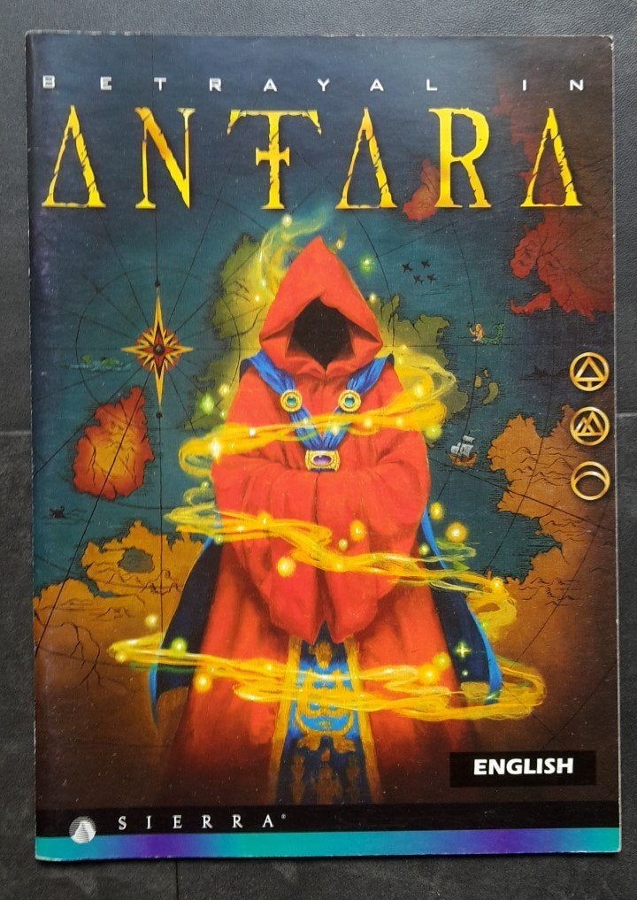 PC Game - Betrayal in Antara - Alleen Boekje Bigbox - Sierra, Avontuur en Actie, Vanaf 18 jaar, 1 speler, Ophalen of Verzenden