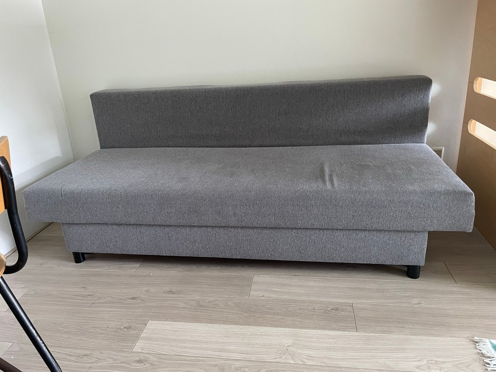 IKEA ALVDALEN slaapbank - Grijs, Huis en Inrichting, Slaapkamer | Slaapbanken, Ophalen, Gebruikt, 140 cm, Twijfelaar