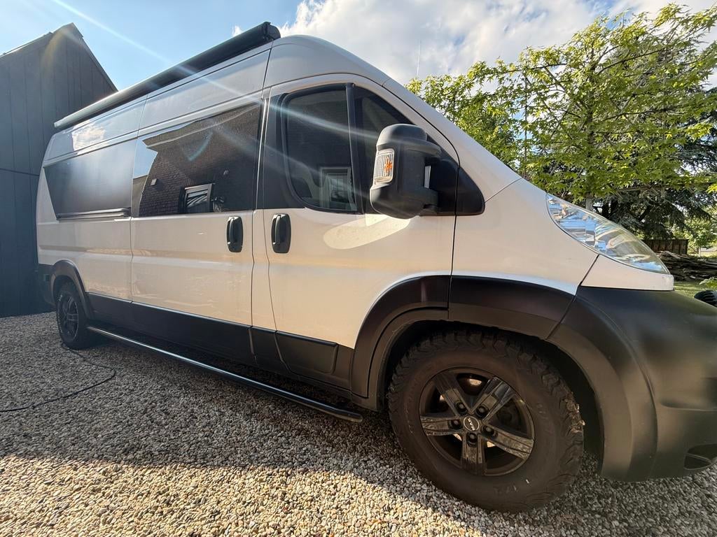 Fiat Ducato Maxi 2 pers. All terrain Buscamper 6m, Caravans en Kamperen, Campers, Buscamper of Camperbus, Tot en met 2, Particulier