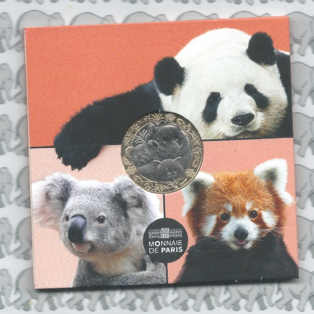 Frankrijk 5 euro 2026 "Panda's en Koala", Ophalen of Verzenden, Frankrijk, 5 euro, Losse munt