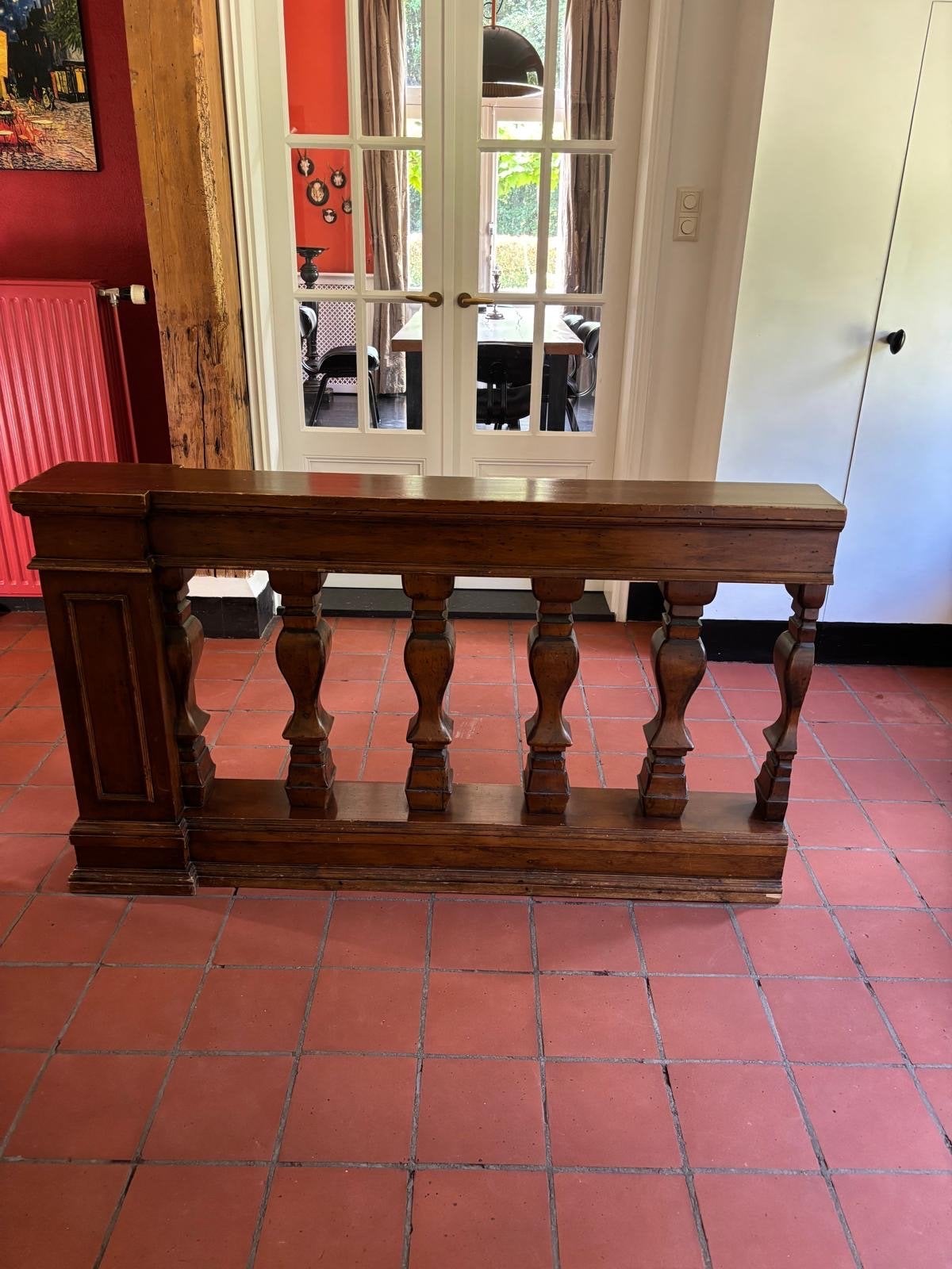 Antieke houten balustrade - Decoratief element, Ophalen