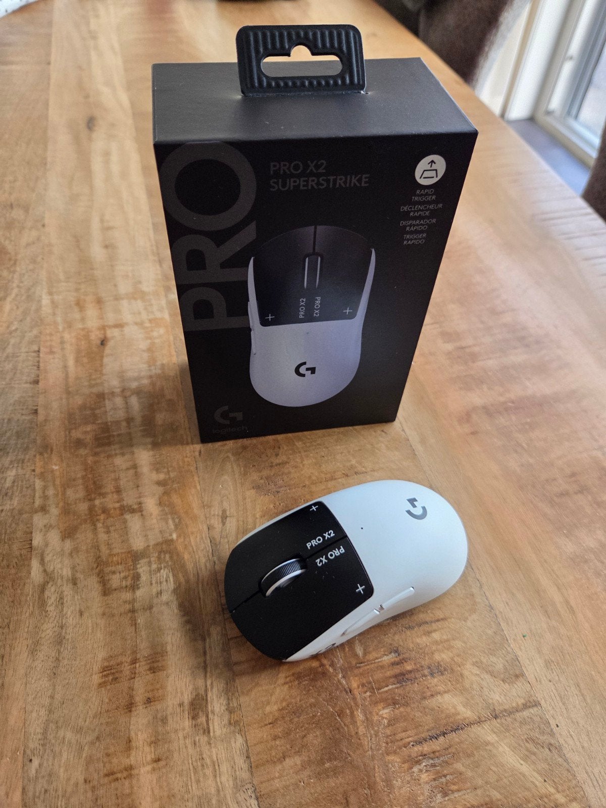 Logitech G Pro X2 Superstrike, Computers en Software, Muizen, Rechtshandig, Muis, Logitech, Ophalen of Verzenden
