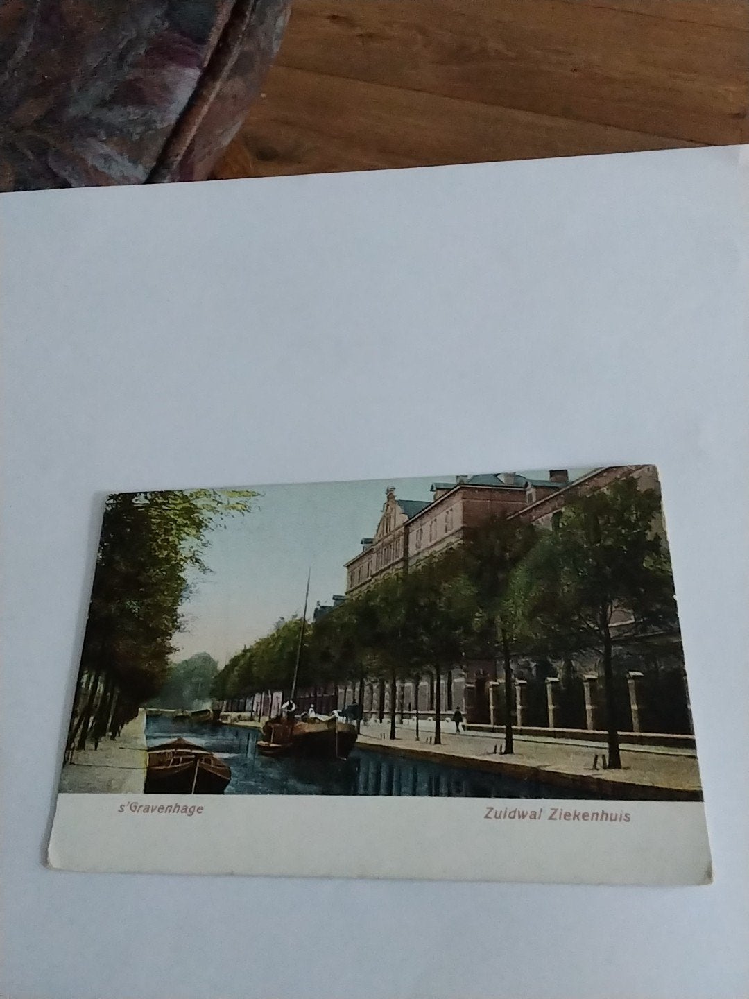 Oude ansichtkaart 's-Gravenhage Zuidwal Ziekenhuis, Ophalen of Verzenden, Voor 1920, Gelopen, Zuid-Holland