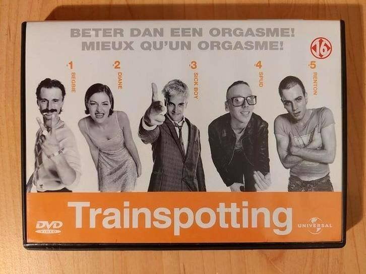 Trainspotting - 1997 van Danny Boyle, Alle leeftijden, Ophalen of Verzenden, Zo goed als nieuw, Actiekomedie