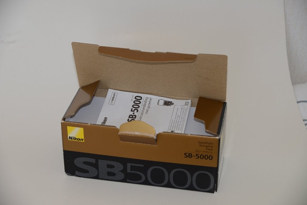 Nikon flitser SB 5000, Ophalen of Verzenden, Zo goed als nieuw, Externe flitser, Nikon