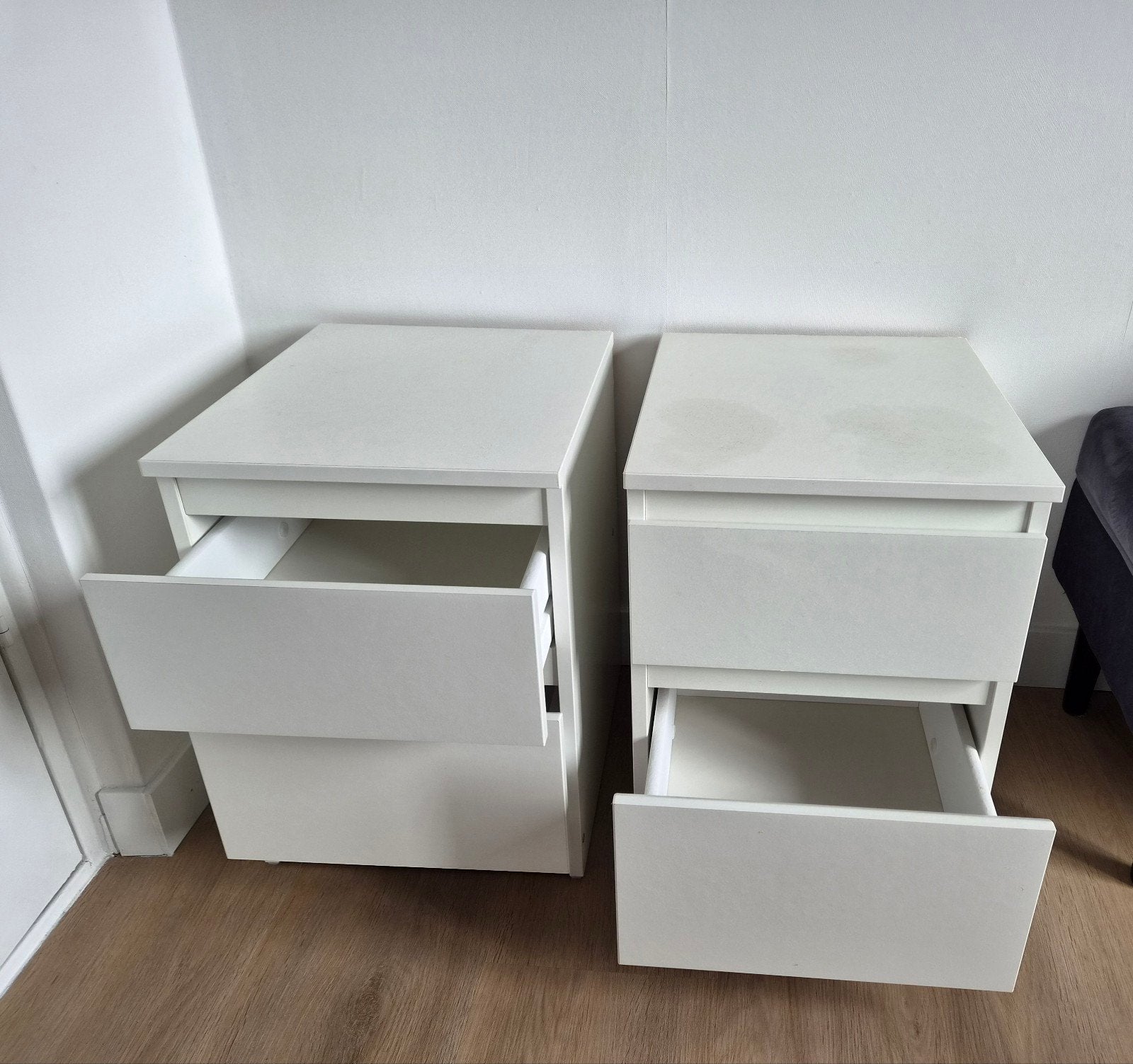 2 nachtkastjes ikea, Ophalen, Gebruikt