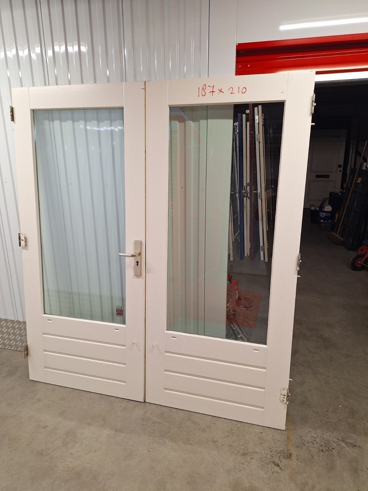 te koop tuindeuren, Ophalen, Gebruikt, Buitendeur, 200 tot 215 cm