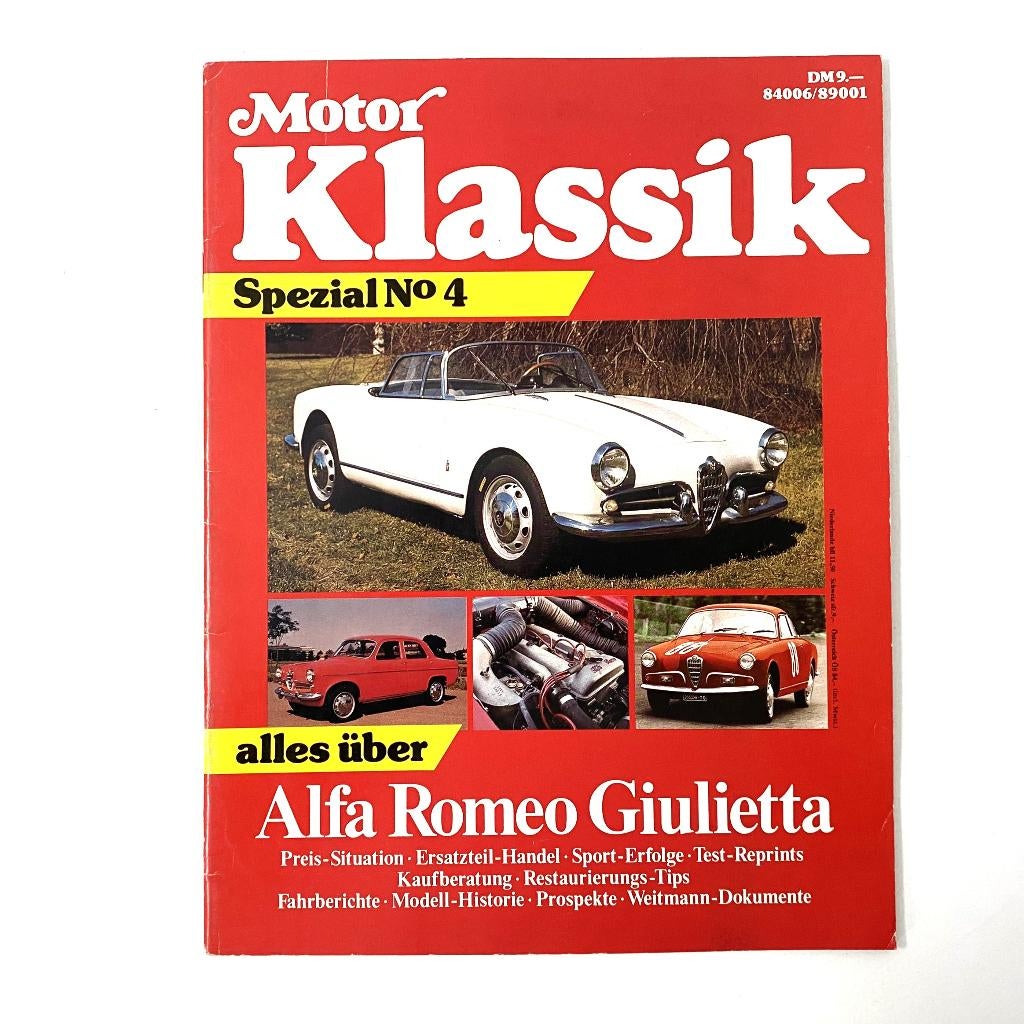Alfa Romeo Giulietta, Verzenden, Gelezen, Alfa Romeo