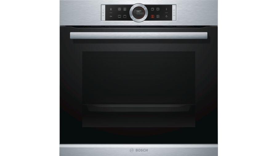 Bosch oven HBG632BS1 van 1239,- voor 749,- Op = Op, Ophalen, Minder dan 45 cm, Hete lucht, 60 cm of meer
