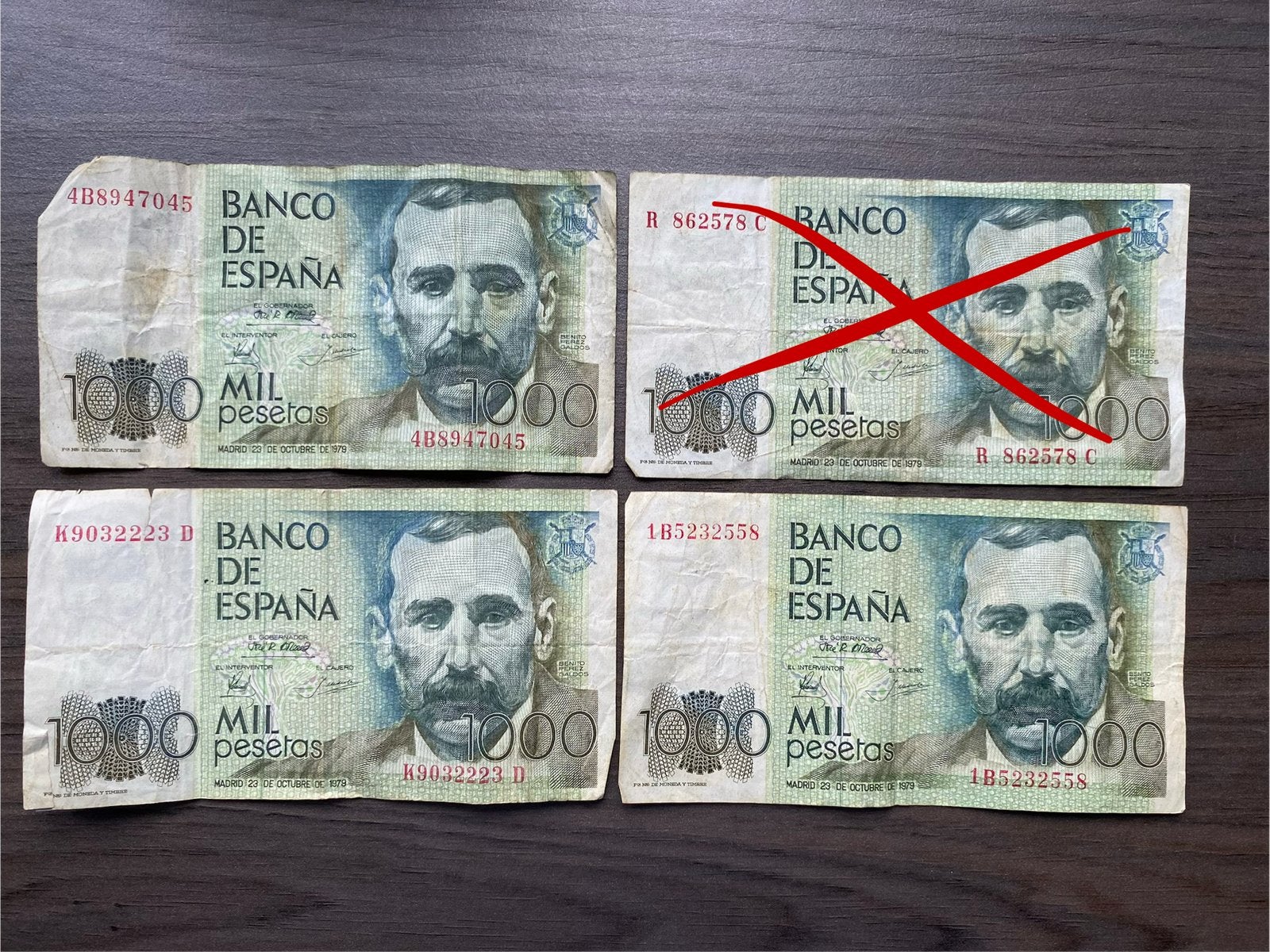 1000 Pesetas Spanje 1979 Bankbiljet p-158 per stuk, Postzegels en Munten, Bankbiljetten | Europa | Niet-Eurobiljetten, Ophalen of Verzenden