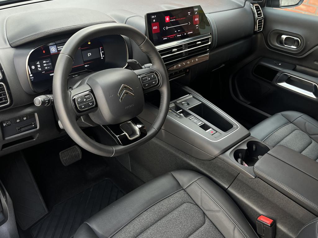 Citroën C5 Aircross Hybrid 145 Max | Keyless | Adaptive Cru, 12 maanden, Gebruikt, 1199 cc, Leder en Stof