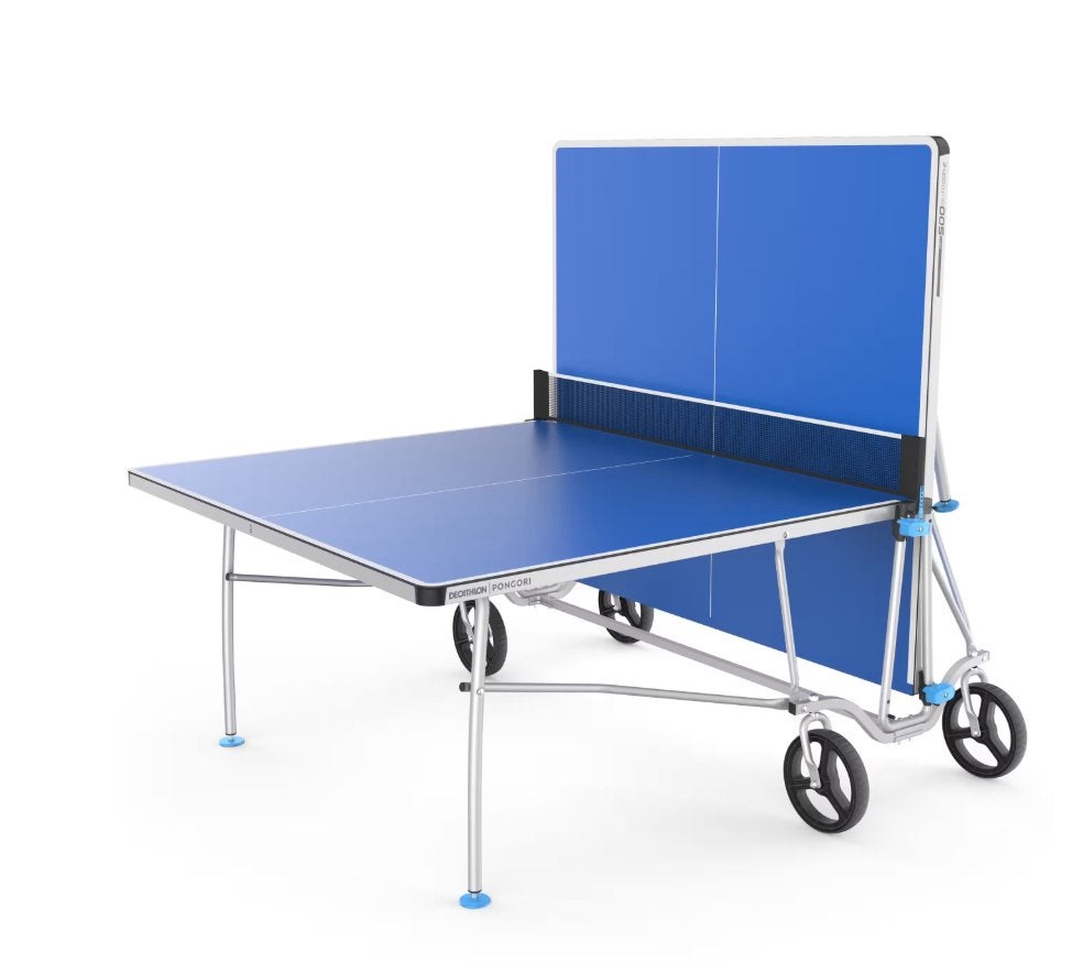 tafeltennistafel Decathlon, Ophalen, Gebruikt, Tafel Outdoor, Verrijdbaar