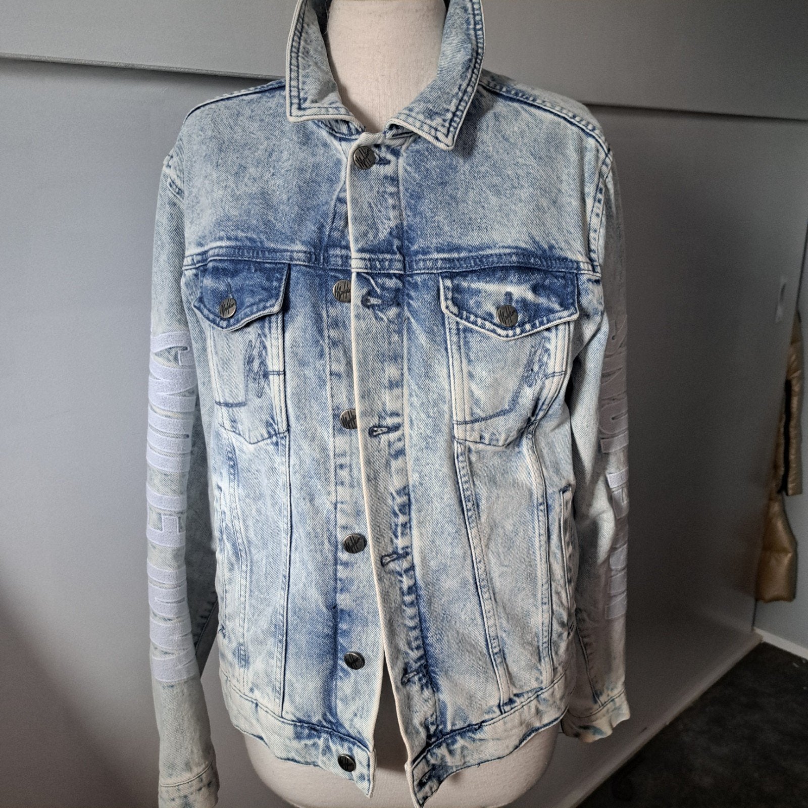 Malelions spijkerjack maat S oversized, Kleding | Dames, Malelions, Blauw, Ophalen of Verzenden, Zo goed als nieuw