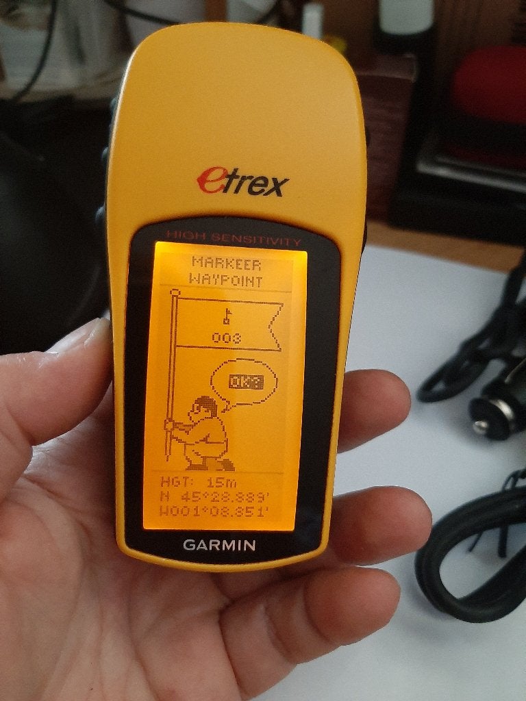 Garmin eTrex H Wandelnavigatie, Ophalen of Verzenden, Zo goed als nieuw, Navigatie of Gps