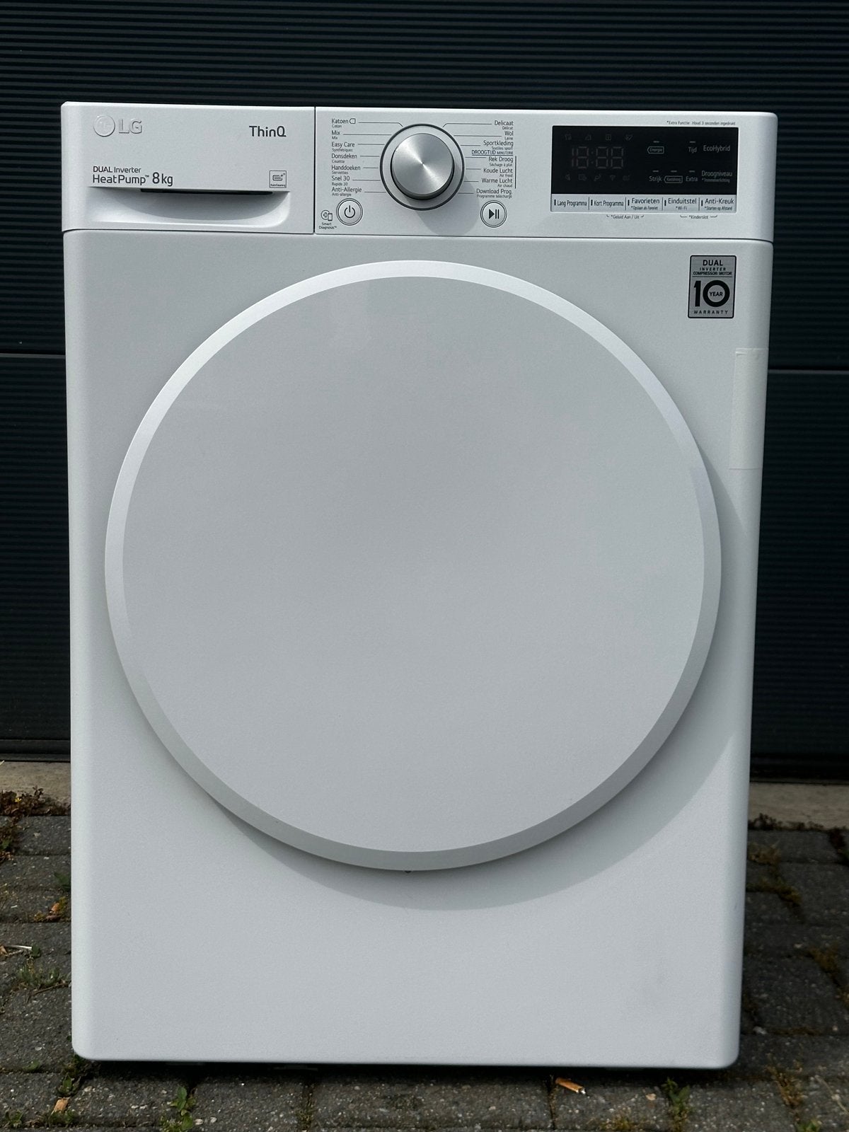 Mooie A++ LG Dual Heatpump Warmtepompdroger 8KG AllergyCare, Anti-kreukfase, Verzenden, Overige typen, 8 tot 10 kg