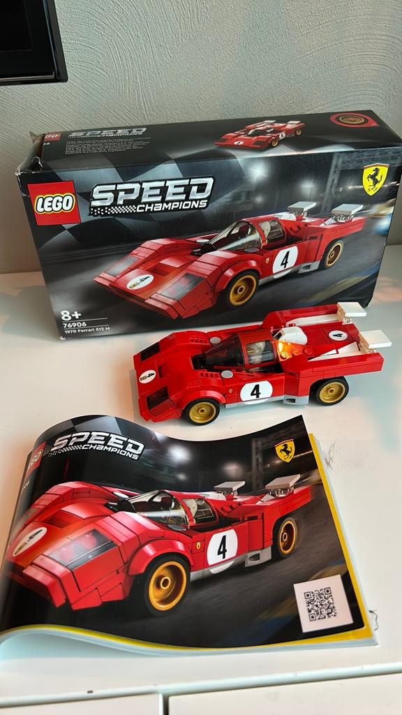 LEGO Speed Champions 1970 Ferrari 512 M (76906), Ophalen, Zo goed als nieuw, Overige merken