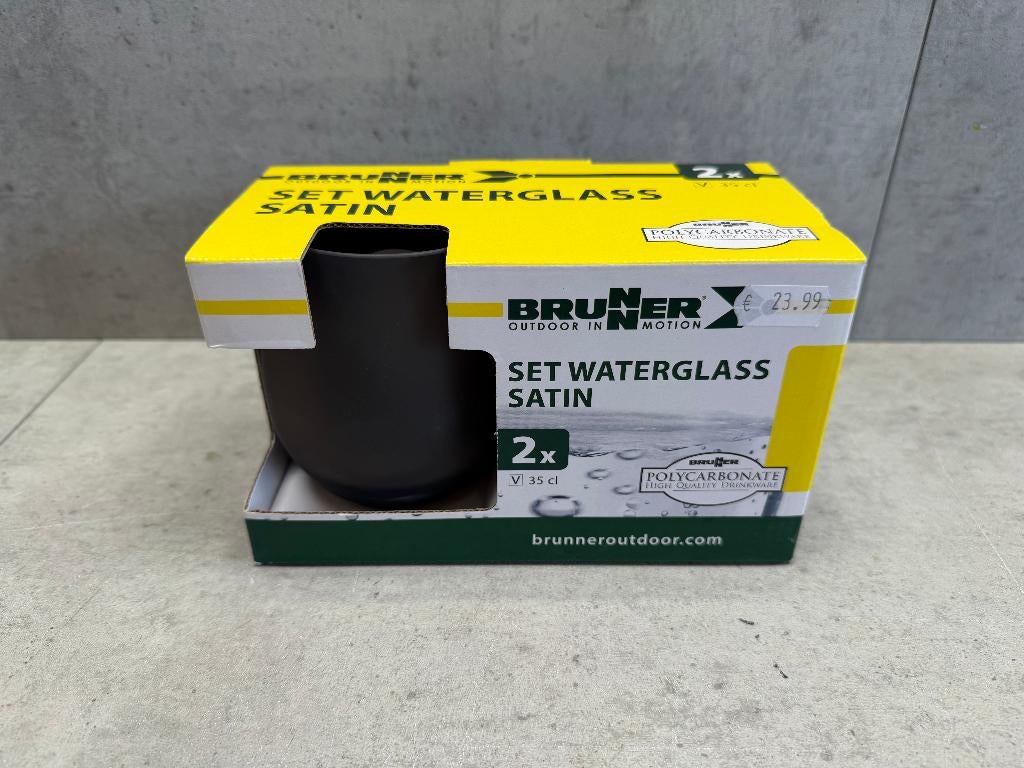 Brunner waterglas satin - NIEUW - 11329, Ophalen of Verzenden, Nieuw
