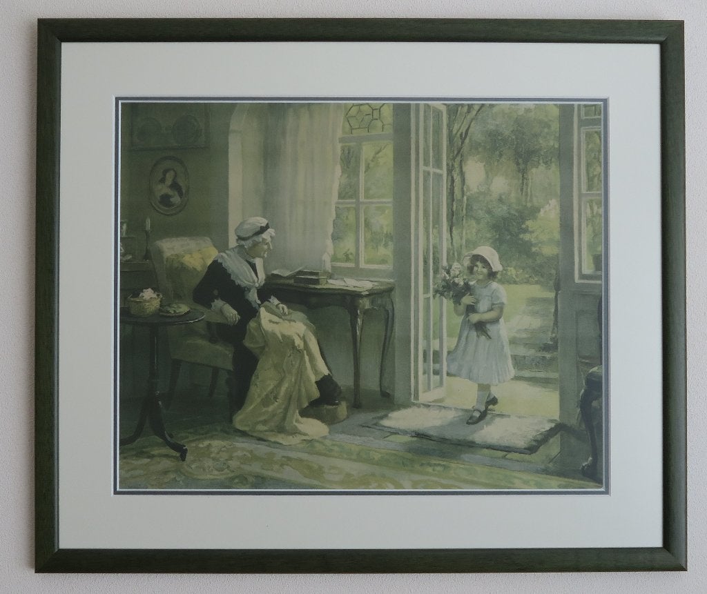 Vintage art print 1930 Grandmother's Birthday - G.S. Knowles, Ophalen