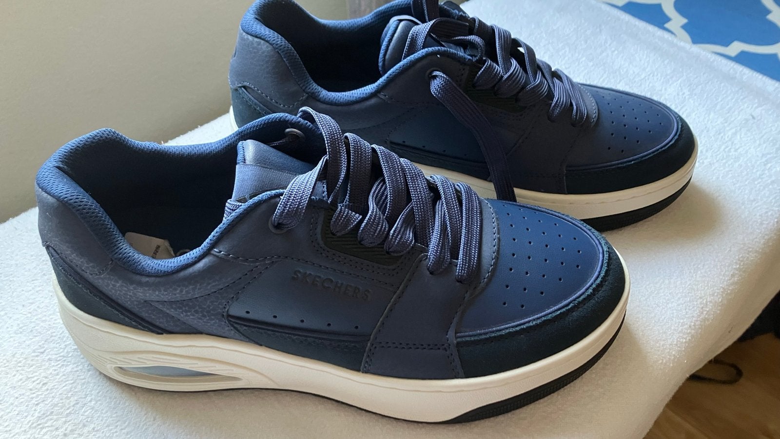 Skechers Air-Cooled Memory Foam Sneakers.      - Maat 40, Kleding | Dames, Blauw, Nieuw, Ophalen of Verzenden, Sneakers of Gympen