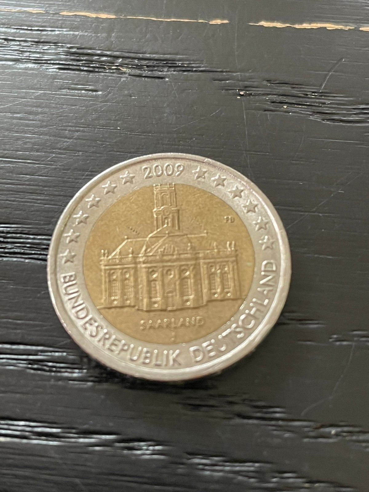 2 Euro munt Duitsland 2009 Saarland, Verzenden, Duitsland, 2 euro, Losse munt