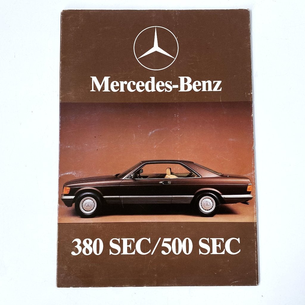 Mercedes-Benz 380 SEC / 500 SEC brochure 1982, Verzenden, Gelezen, Mercedes