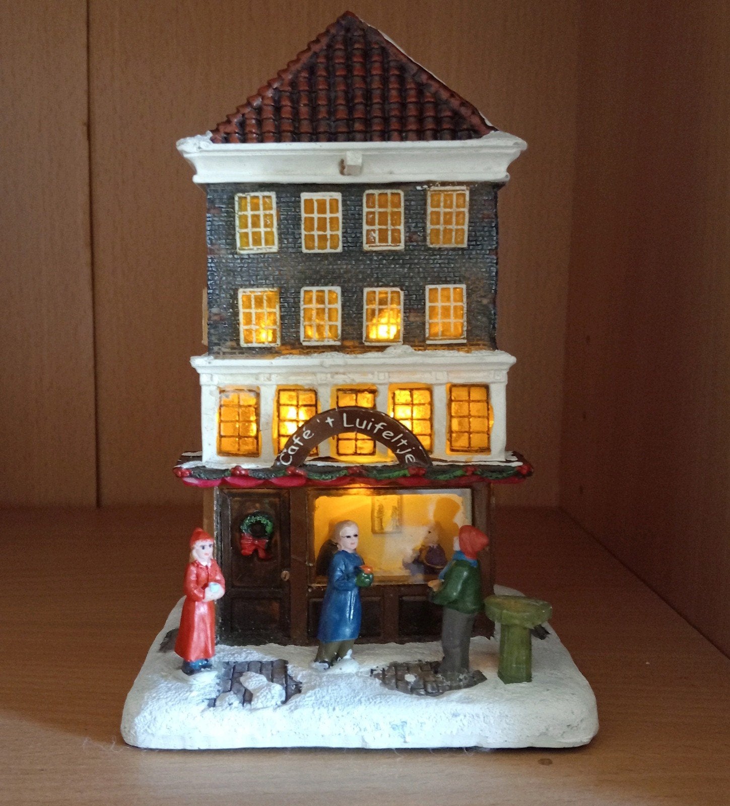 Typisch Hollands Kersthuisje - Café 't Luifeltje, Ophalen of Verzenden