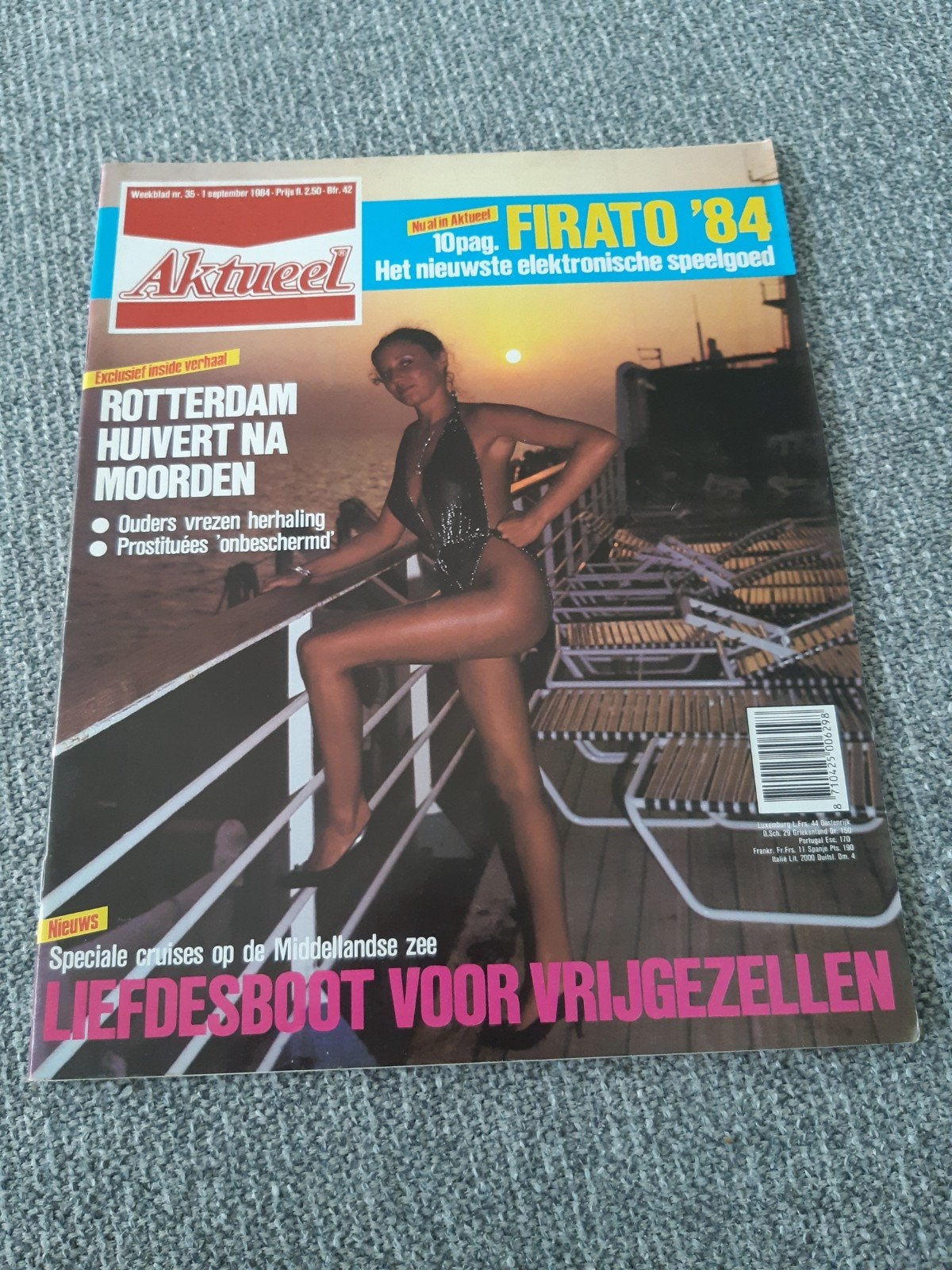35.Aktueel 1984. Liz Taylor. John McEnroe. Deborah Power. Pe, Verzenden, Zo goed als nieuw, 12 inch