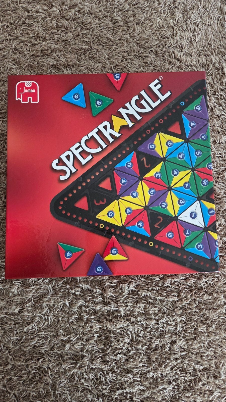 Spectrangle Jumbo Puzzelspel - Compleet (mist 1 pion), Ophalen of Verzenden