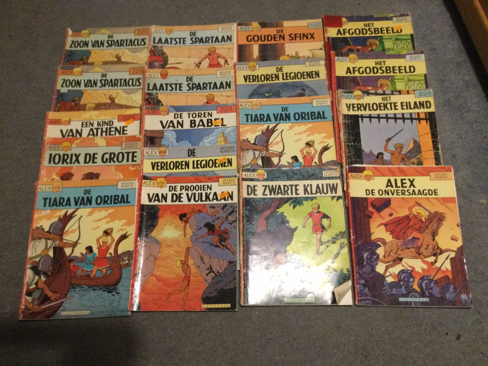 18 Alex uit sparta stripalbums, Boeken, Meerdere stripboeken, Ophalen of Verzenden, Zo goed als nieuw