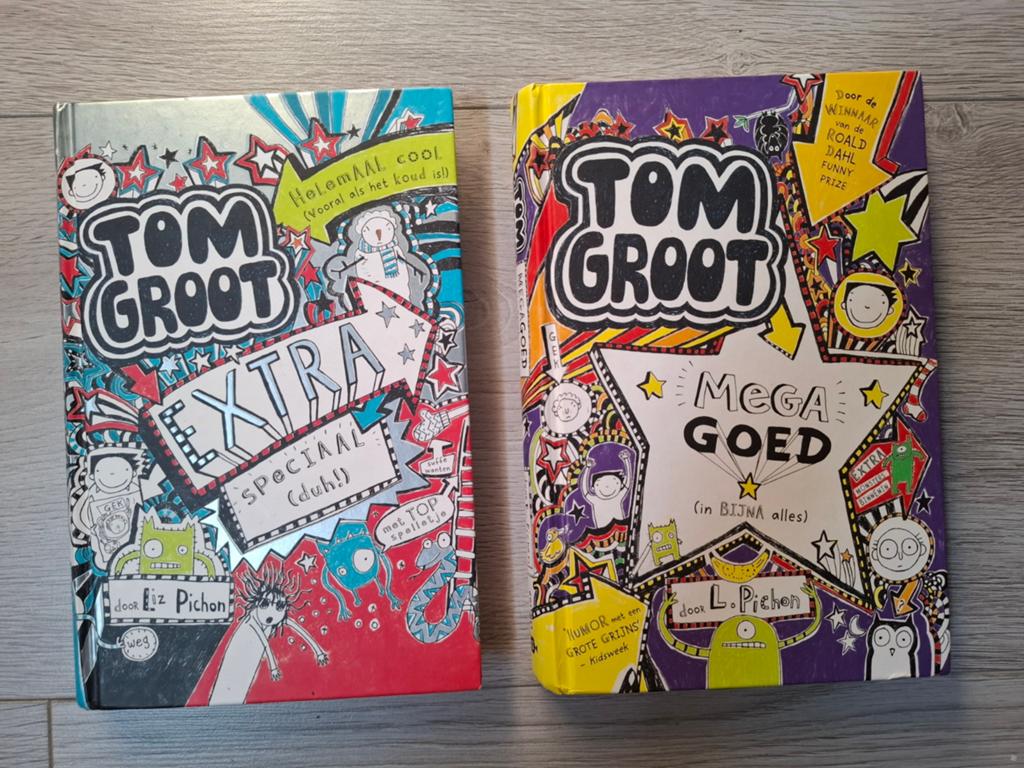 Tom Groot Boeken: Extra Speciaal en Mega Goed, Boeken, Ophalen of Verzenden, Zo goed als nieuw