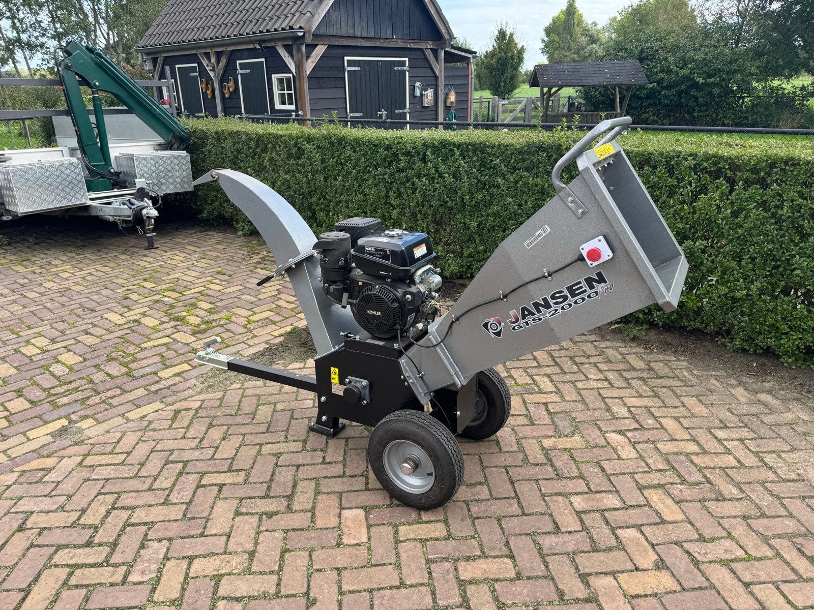 Jansen GTS-2000 Pro hakselaar / takkenversnipperaar, Ophalen of Verzenden, Zo goed als nieuw