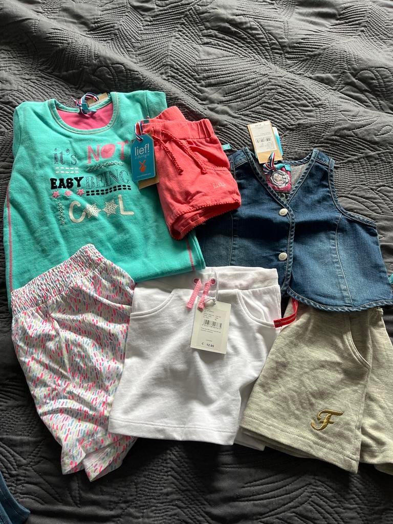Meisjes kledingpakket 98/104 zomer/najaar nieuw, Ophalen of Verzenden, Nieuw