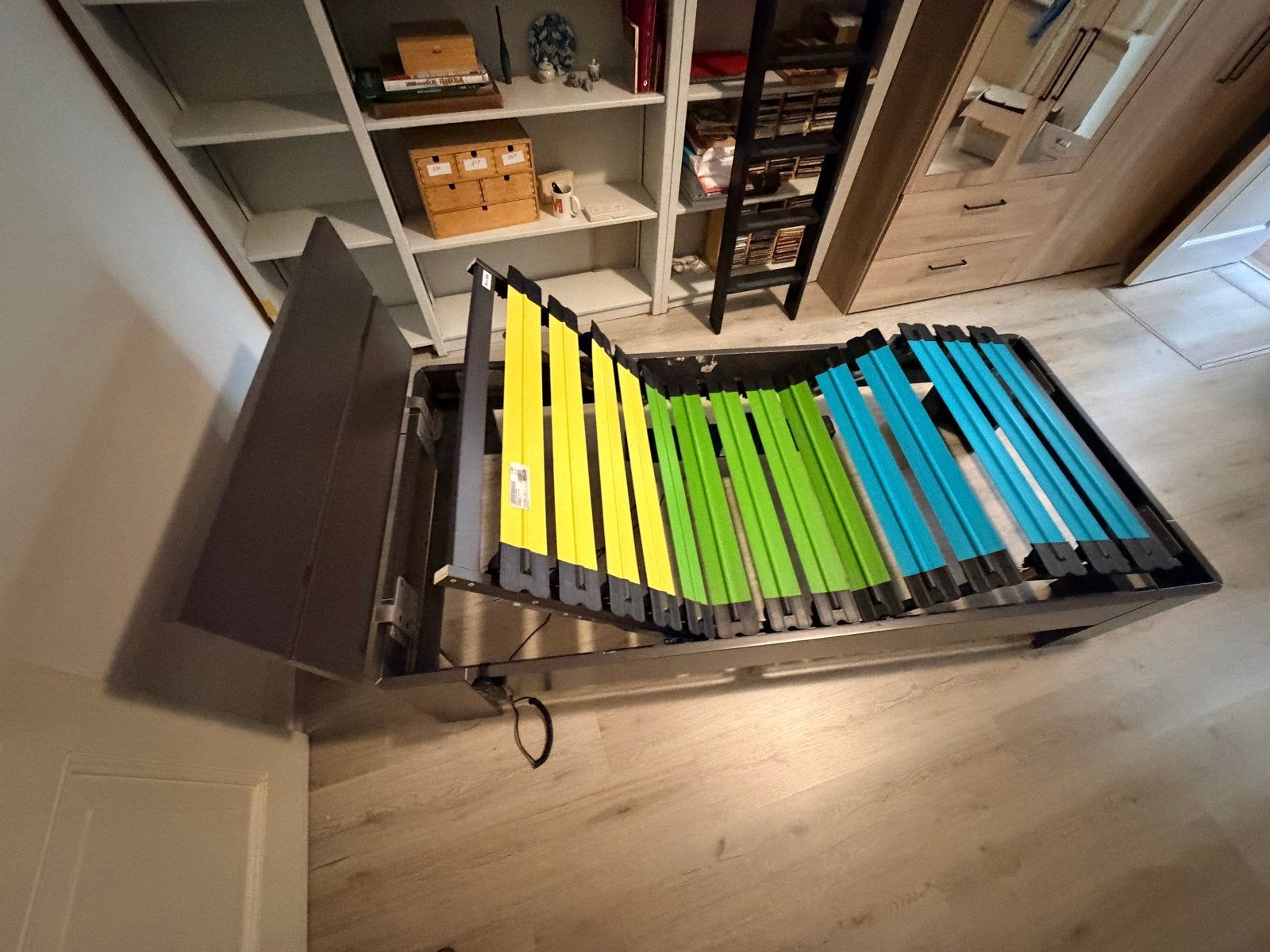 Electrisch Verstelbaar bed, Verstelbaar, 90 cm, Eenpersoons, Ophalen of Verzenden