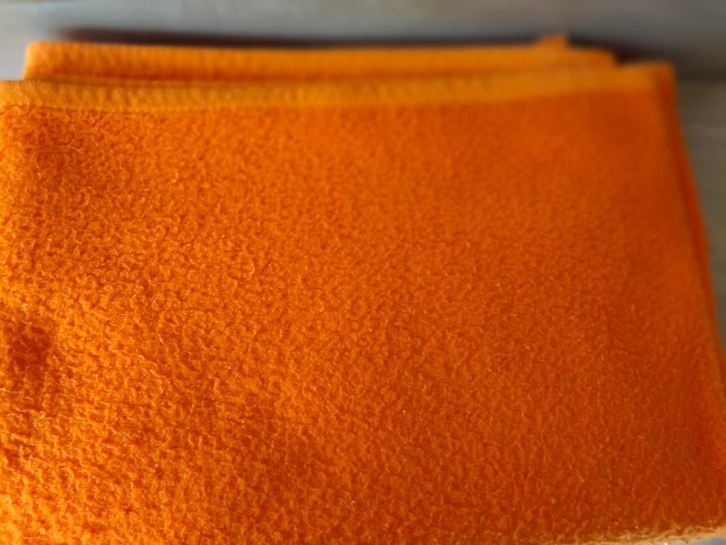 VINTAGE  ORANJE DEKEN *RETRO SPREI, Huis en Inrichting, Verzenden, Gebruikt, Oranje, Deken of Dekbed