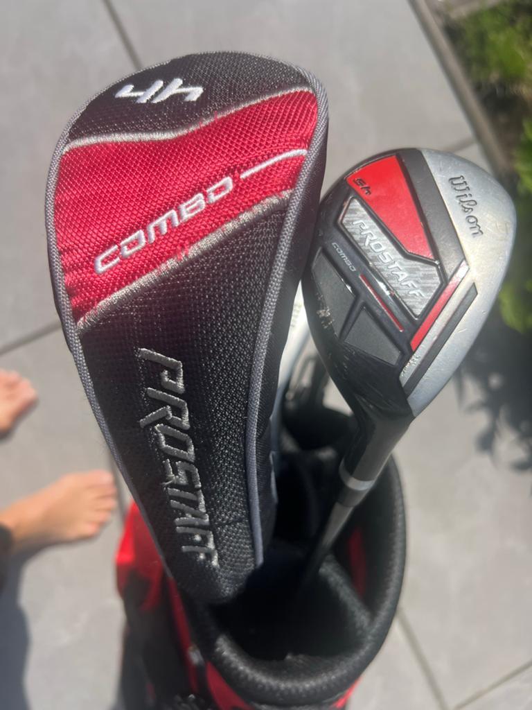 Wilson Prostaff Golfset met Spalding Golftas, Sport en Fitness, Golf, Ophalen, Gebruikt, Set, Overige merken