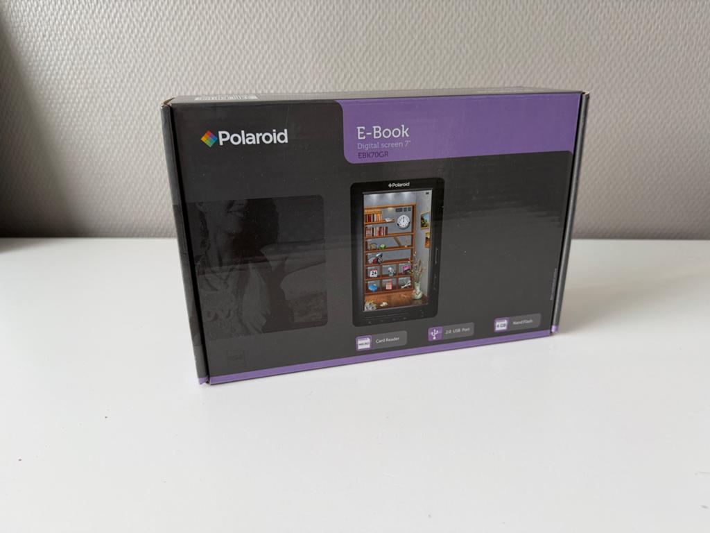Polaroid E-Book Digital Screen 7" EBK700R E-reader, Computers en Software, E-readers, Nieuw, 7 inch, 4 GB of minder, Uitbreidbaar geheugen