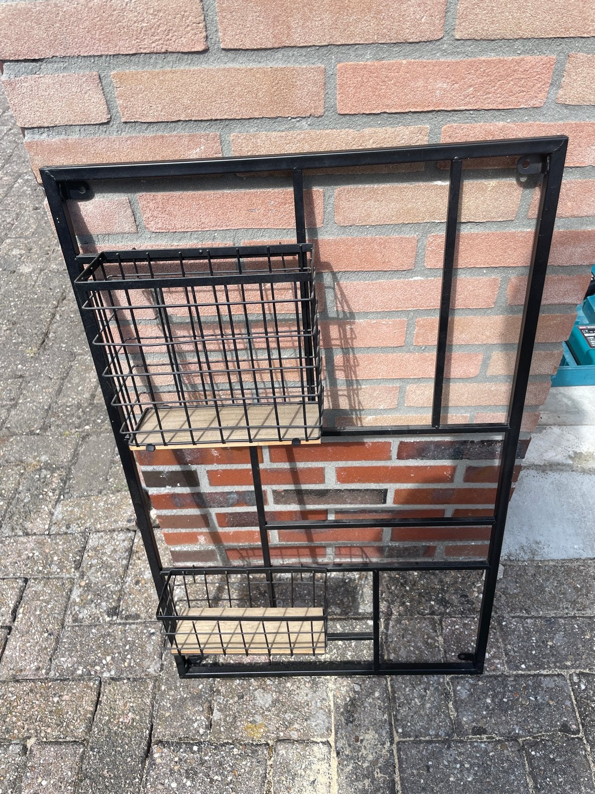 Zwart wandrek met 2 mandjes, Ophalen, Gebruikt