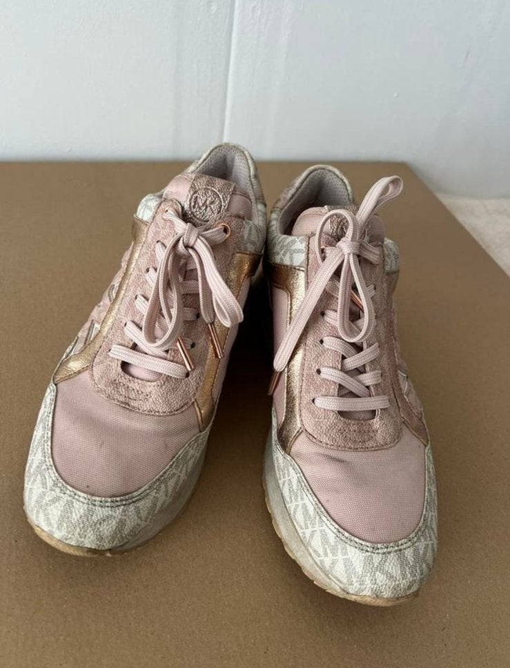 Michael Kors sneakers roze goud maat 39, Ophalen of Verzenden, Sneakers of Gympen, Roze, Gedragen