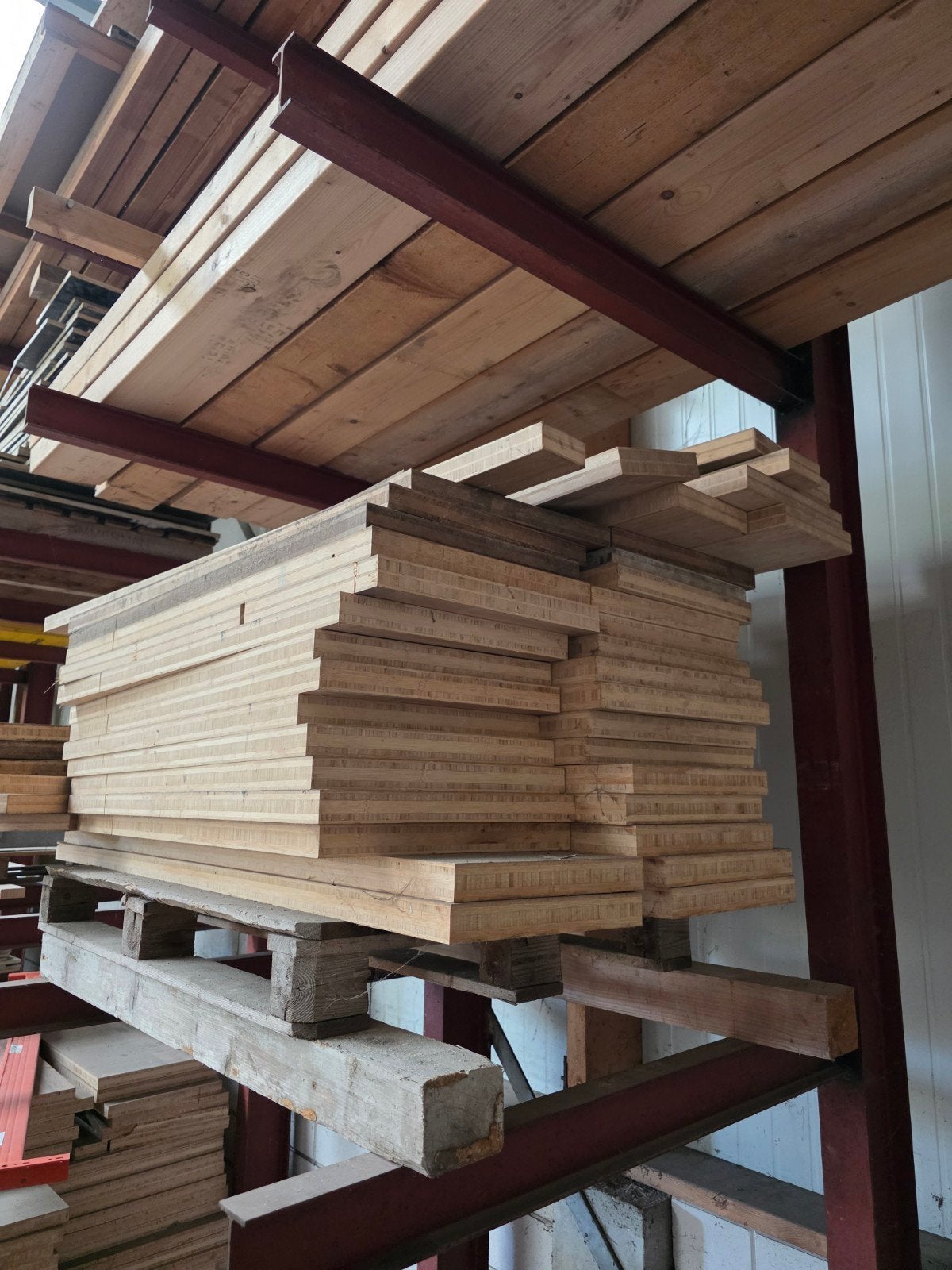25m2 Bamboe planken 40mm massief, 5 laags geperst, Ophalen