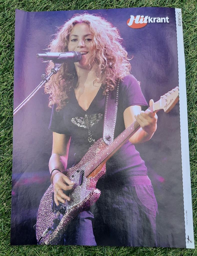 Poster A4 Hitkrant 2009 Shakira / Green Day, A4 of kleiner, Ophalen of Verzenden, Muziek, Rechthoekig Staand
