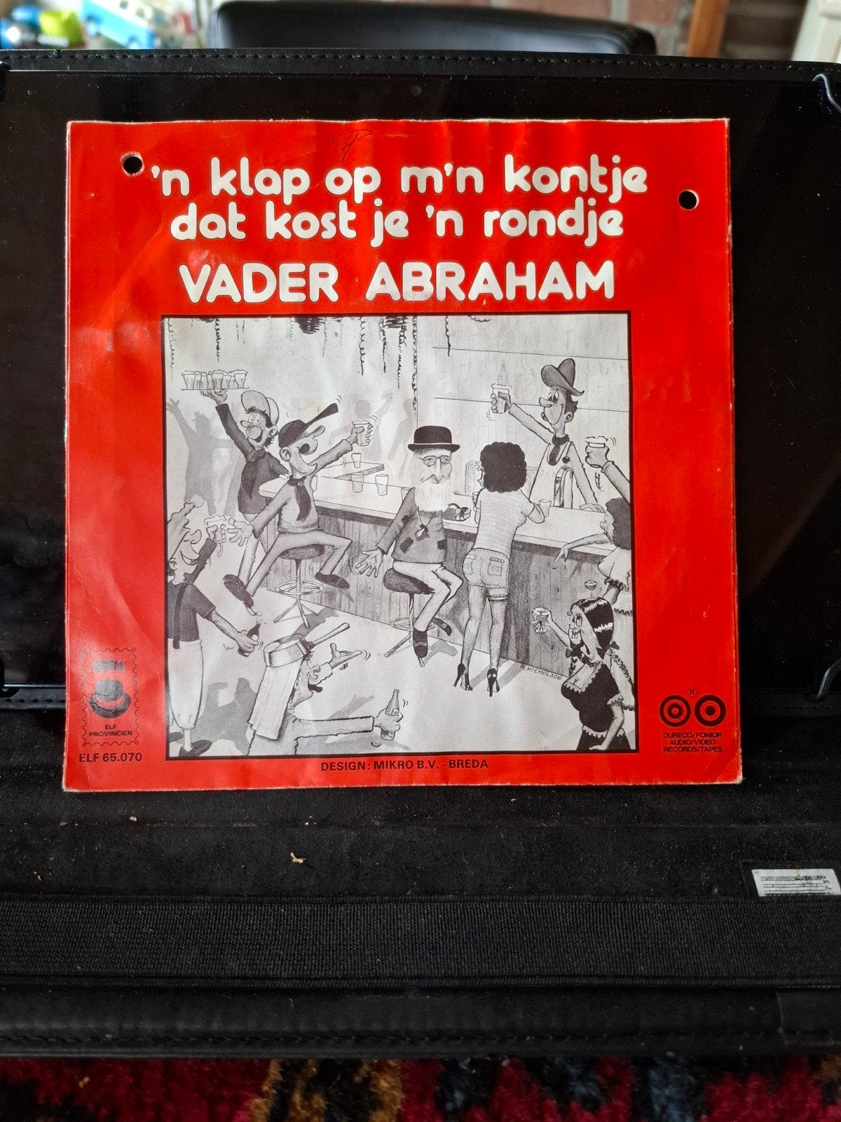 Vader Abraham - 'n klap op m'n kontje (single), Gebruikt, 7 inch, Ophalen of Verzenden, EP