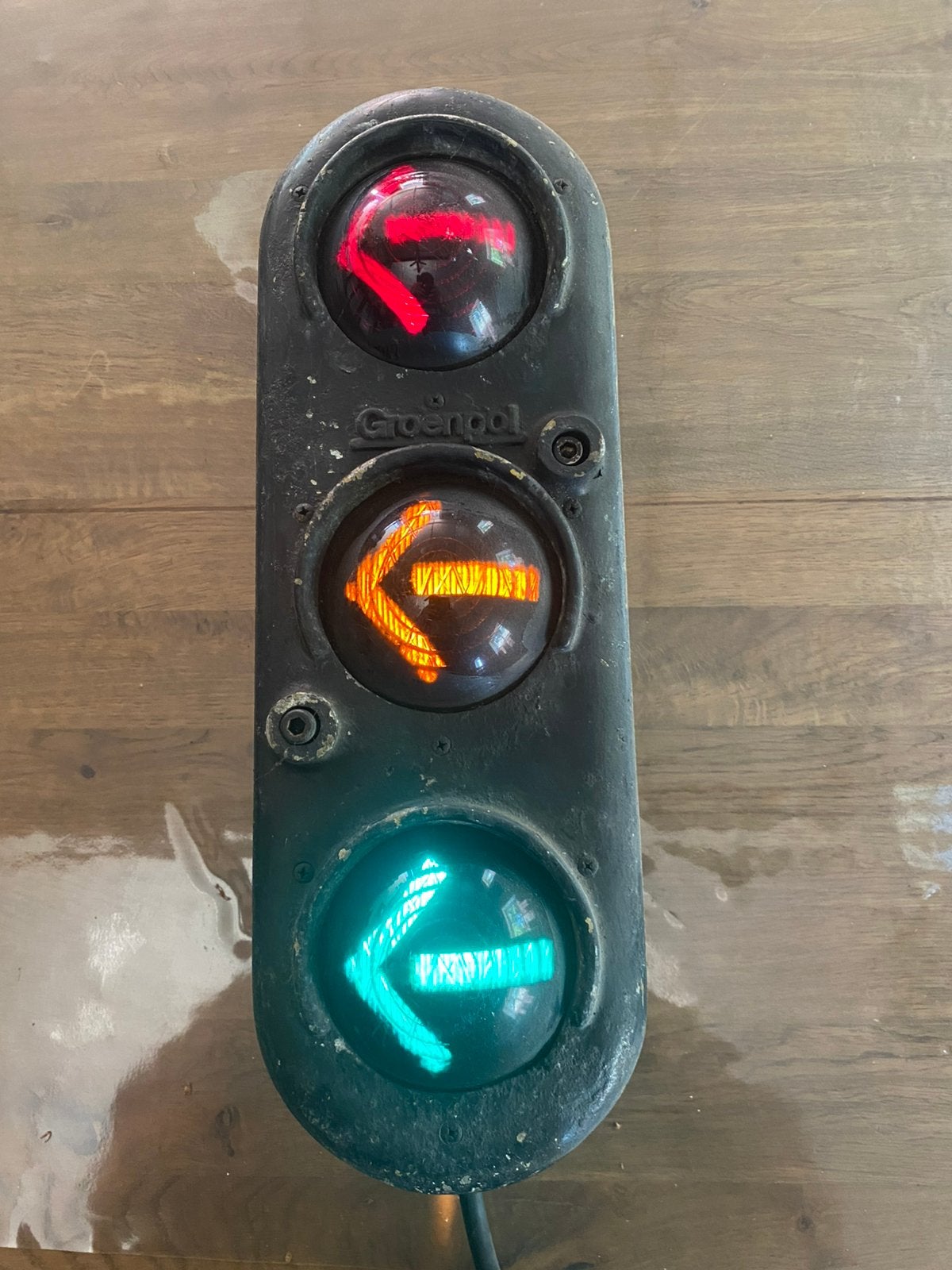 Vintage stoplicht, Ophalen of Verzenden, Gebruikt