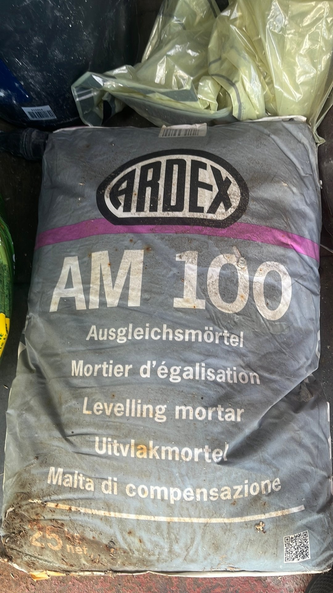 Ardex AM 100, Ophalen