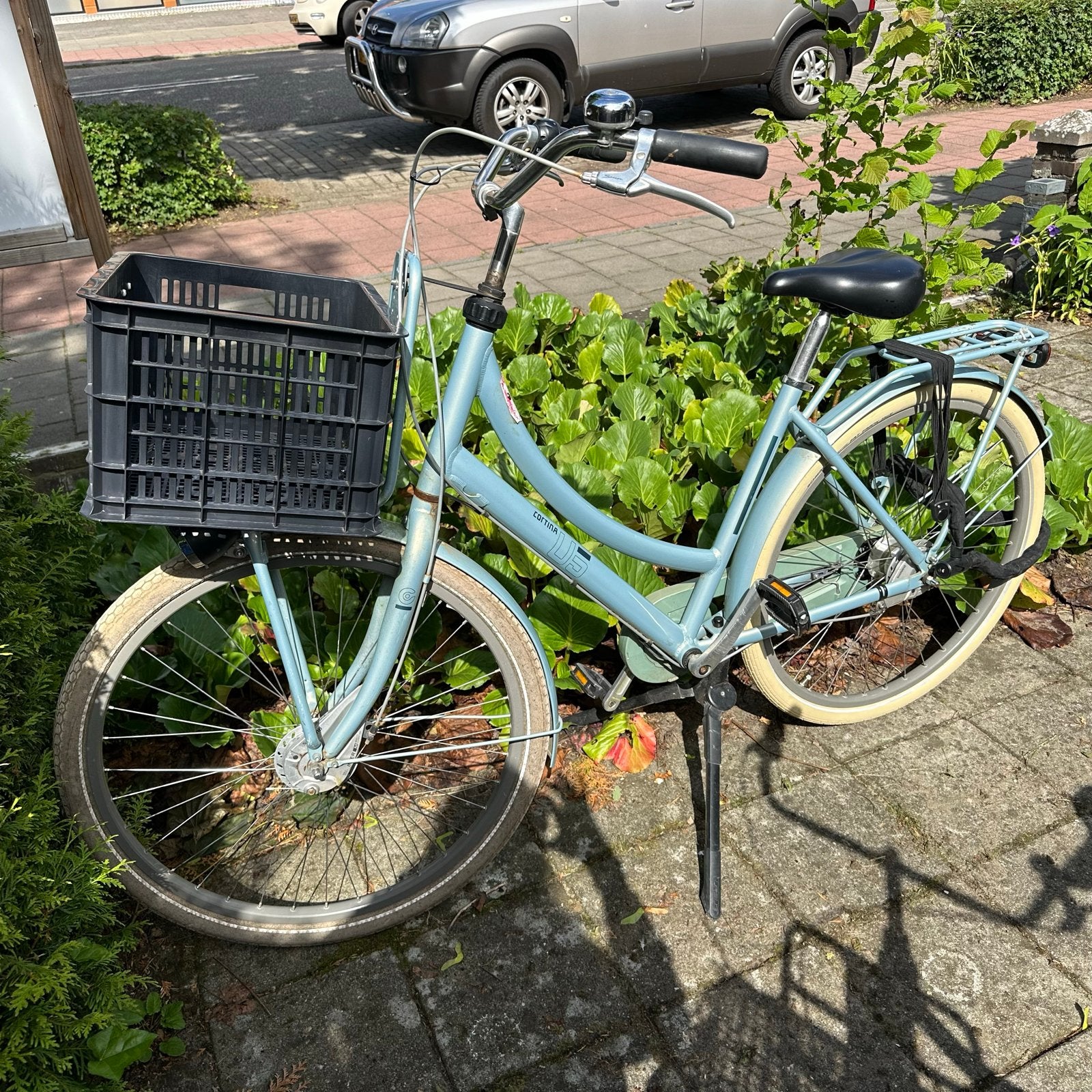 Cortina fiets U5 met nieuwe achterband en versnellingskabel, Overige merken, Versnellingen, Ophalen of Verzenden, Trommelrem