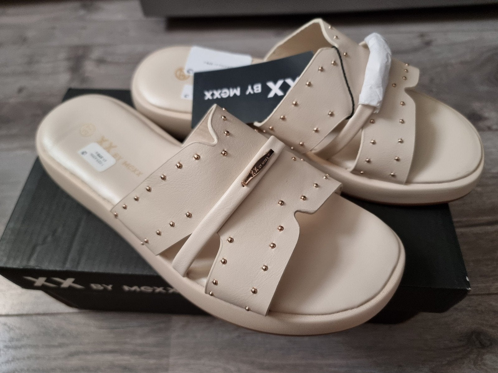 Dames creme slippers Mexx, maat 37, Nieuw (SS), Ophalen of Verzenden, Nieuw